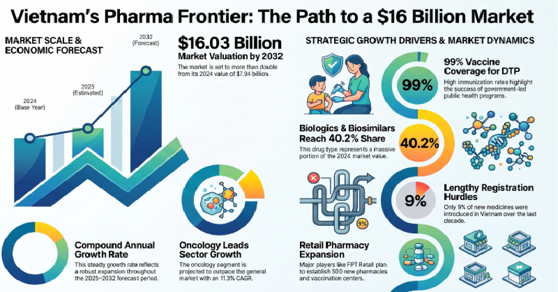 Vietnam Pharmaceuticals, Vietnam Pharmaceuticals Industry, Vietnam Pharmaceuticals Market, Vietnam Pharmaceuticals Market Size, Vietnam Pharmaceuticals Market Share, Vietnam Pharmaceuticals Market Trends, Vietnam Pharmaceuticals Market Growth, Vietnam Pharmaceuticals Market Demand