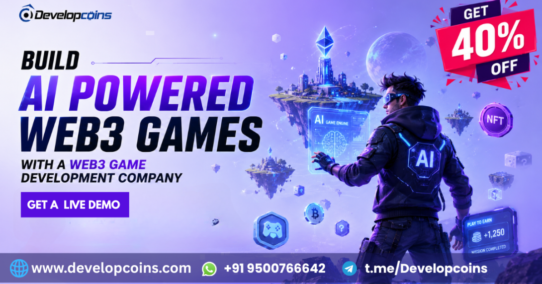 Web3 Game Development Company - developcoins