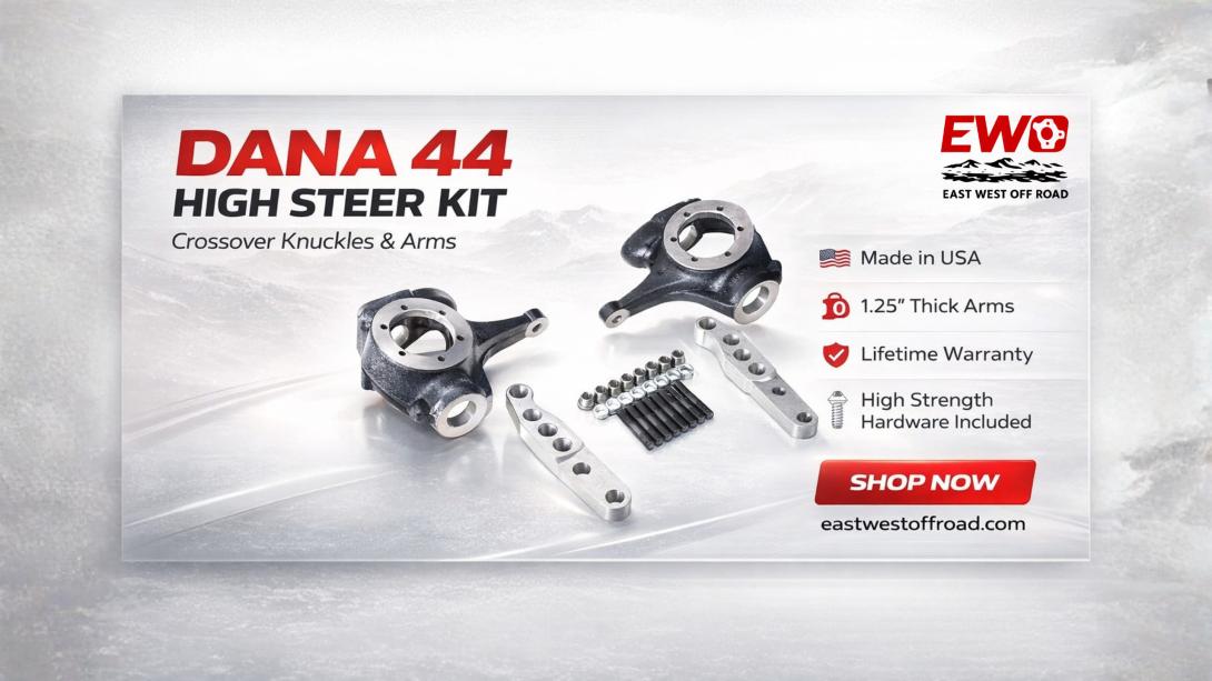 Chevy Dana 44 Crossover Steering Kit | High Steer Upgrade 