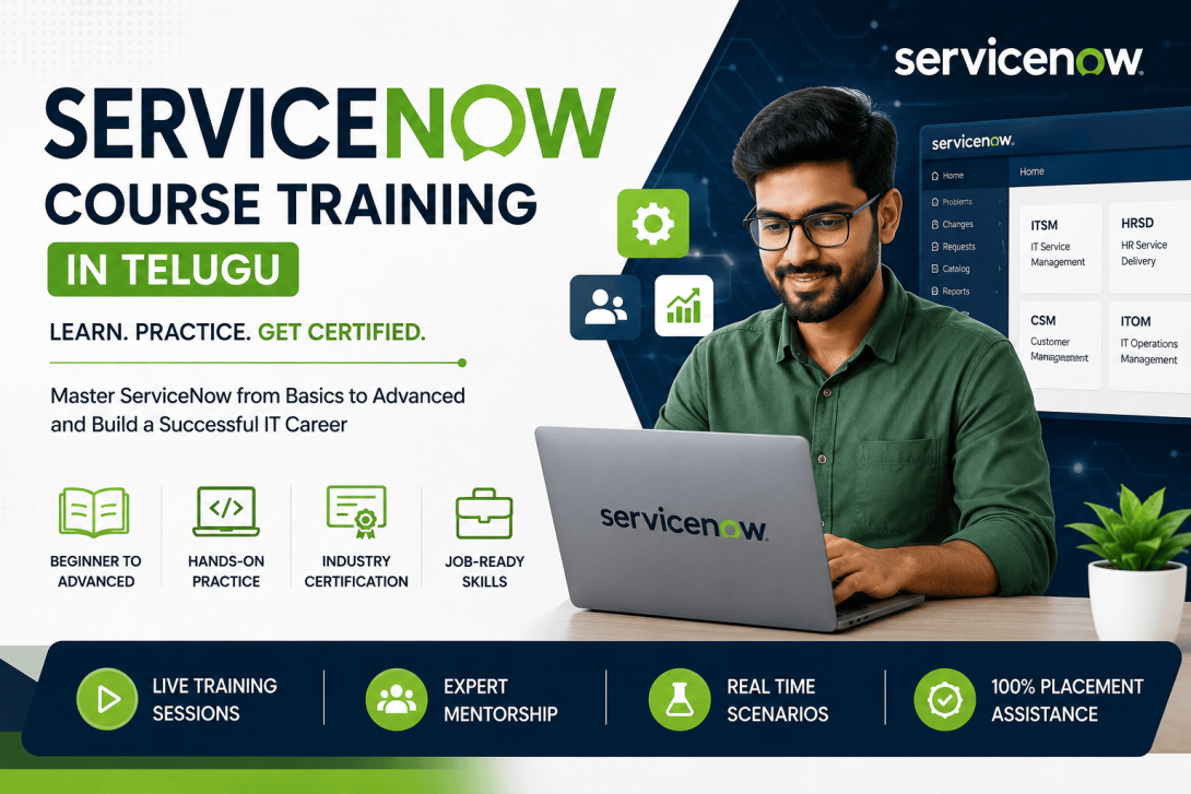 ServiceNow Placement Training in Telugu, Enterprise Service Management, CMDB