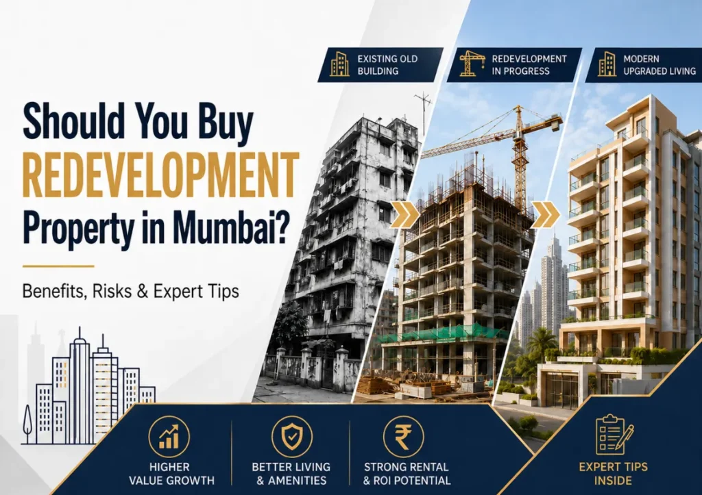 Should You Buy a Redevelopment Property in Mumbai? Benefits, Risks & Expert Tips