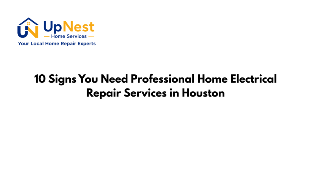 Houston home electrical repair services