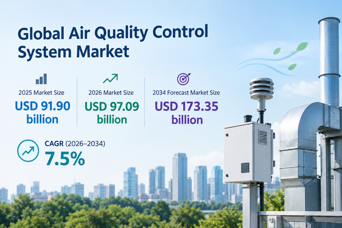 The global Air Quality Control System Market is expanding across power generation, manufacturing, chemicals, cement, and other industries as businesses focus on cleaner and more efficient operations.