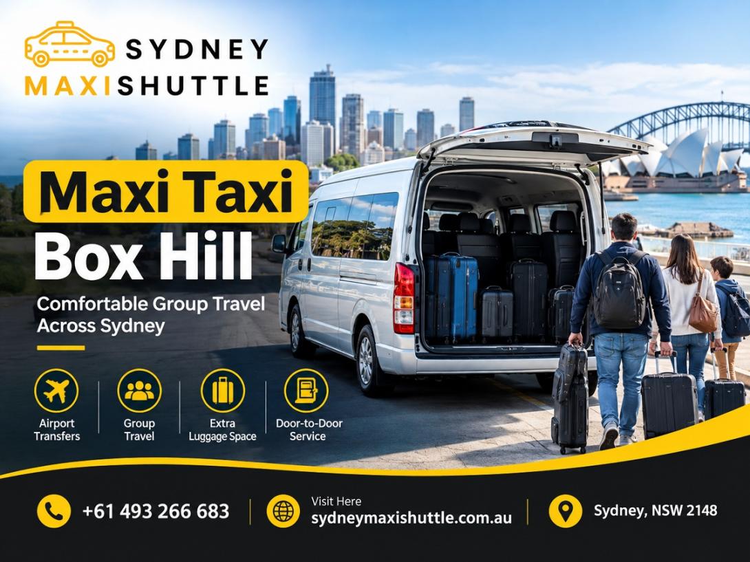 Maxi Taxi Box Hill and Marsden Park to Sydney Airport