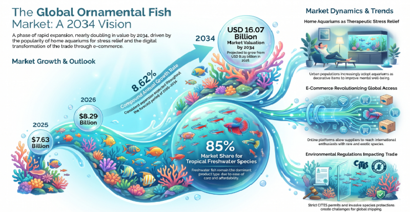 Ornamental Fish, Ornamental Fish Industry, Ornamental Fish Market, Ornamental Fish Market Size, Ornamental Fish Market Share, Ornamental Fish Market Trends, Ornamental Fish Market Growth, Ornamental Fish Market Demand