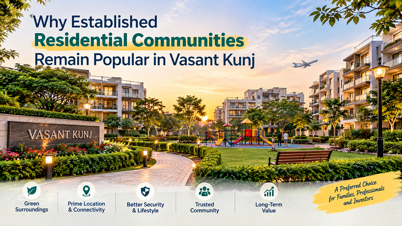 Established residential communities in Vasant Kunj
