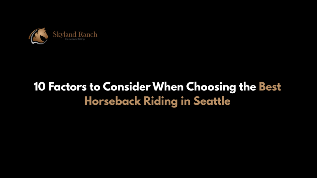 Best horseback riding in Seattle