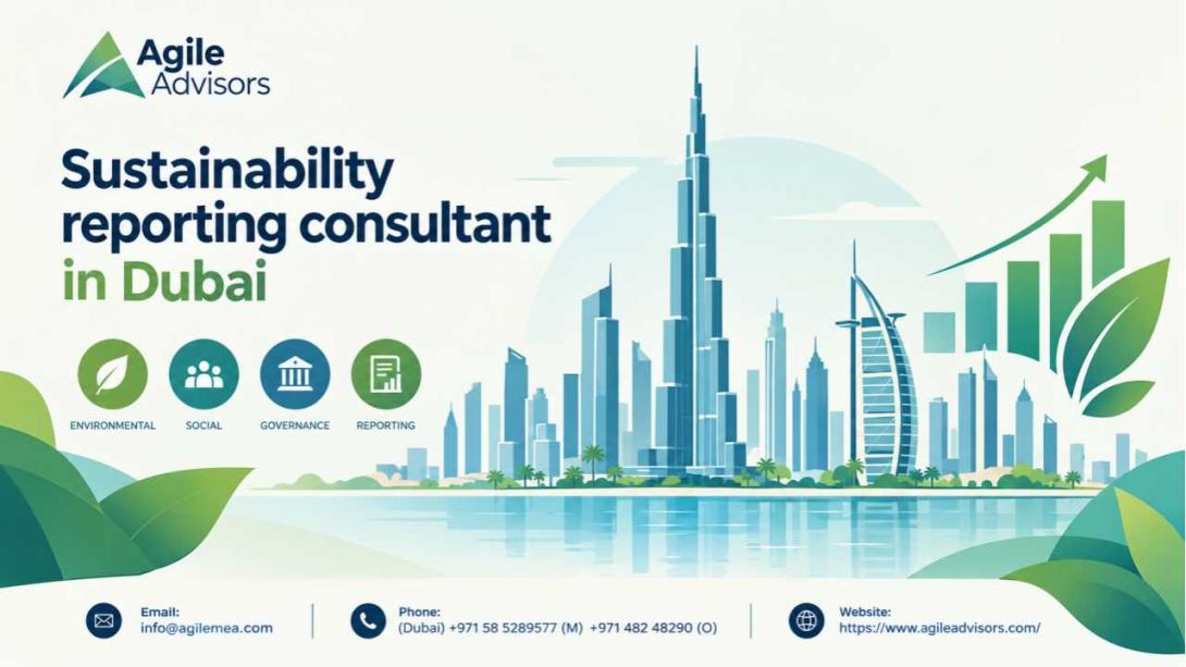 Discover how a top sustainability reporting consultancy in UAE helps business continuity managers and compliance officers meet ESG goals. Agile Advisors delivers expert guidance for Dubai and beyond.