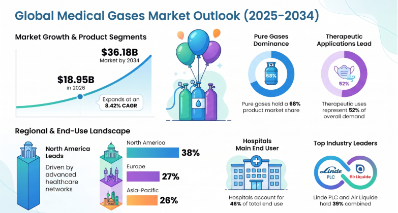 Medical Gases, Medical Gases Industry, Medical Gases Market, Medical Gases Market Size, Medical Gases Market Share, Medical Gases Market Trends, Medical Gases Market Growth, Medical Gases Market Demand
