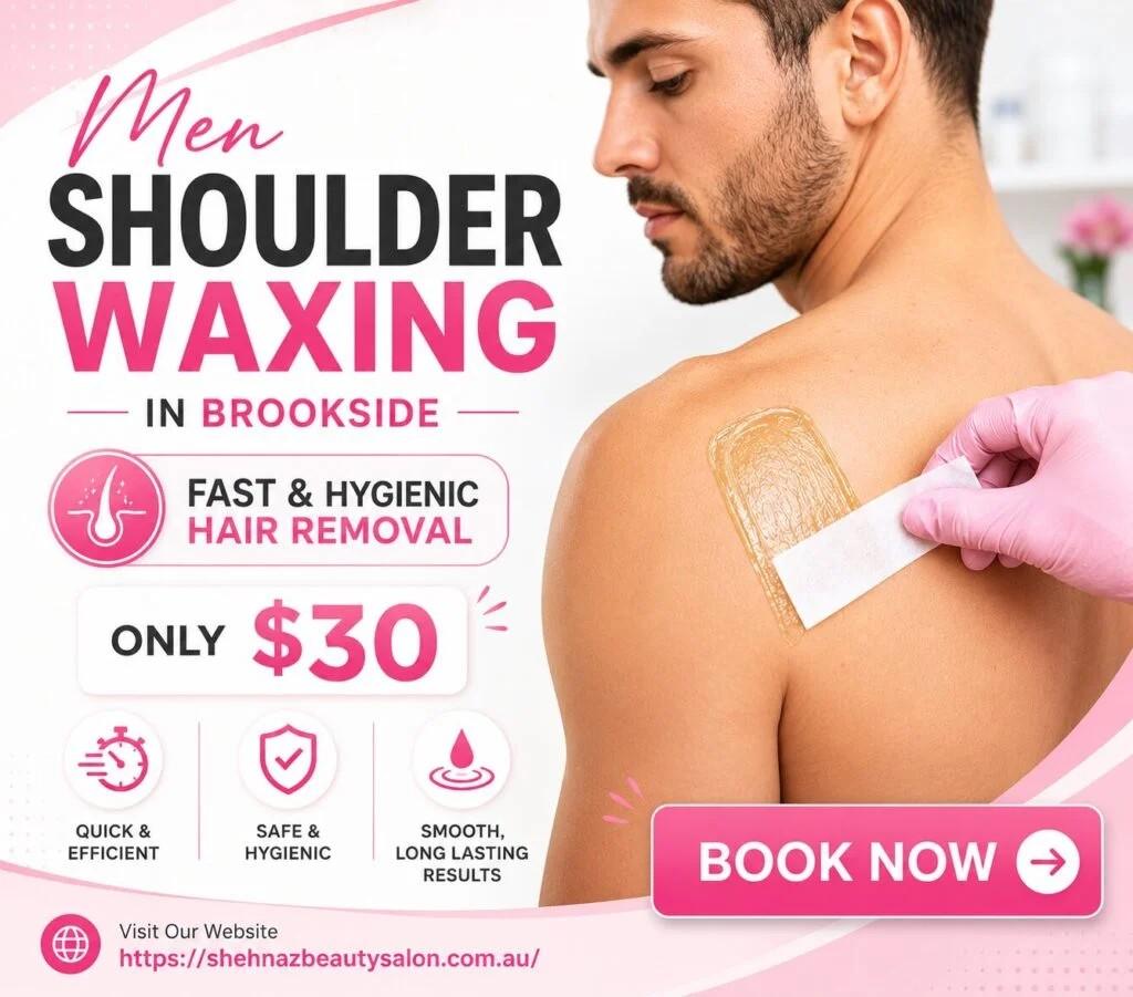 Men Shoulder Waxing in Brookside