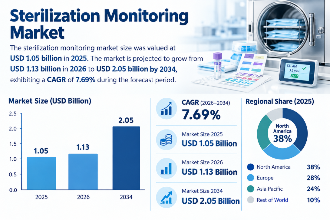 Sterilization Monitoring Market Analysis by End User and Sterilization Method 2026–2034