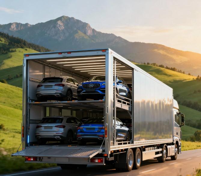 enclosed auto transport 